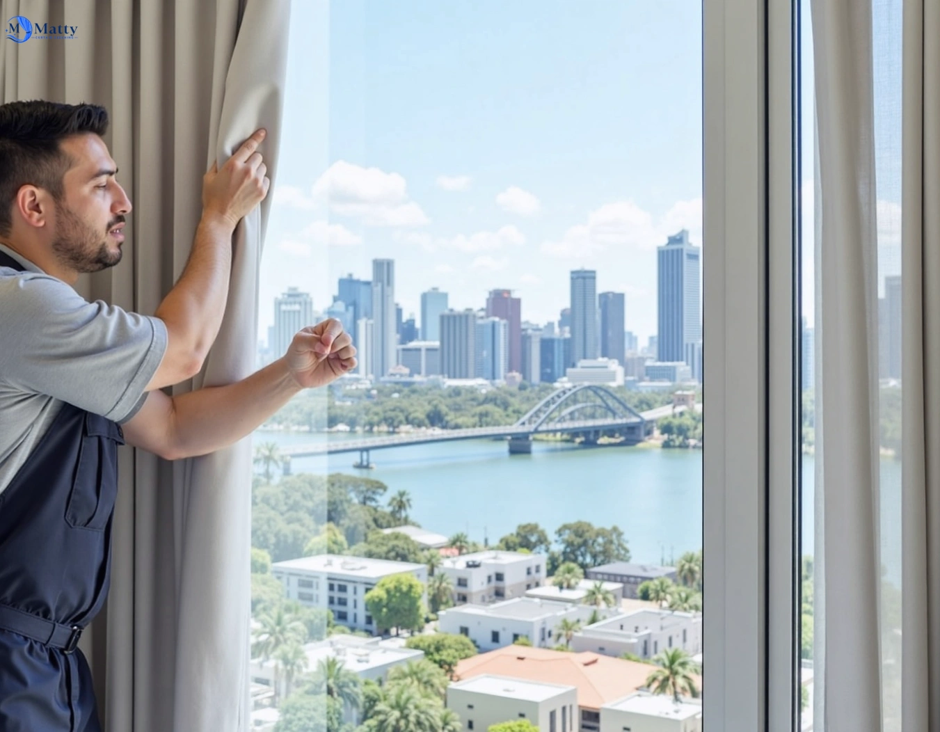 Professional curtain steam cleaning service artarmon-nsw QLD by Matty Curtain Cleaning